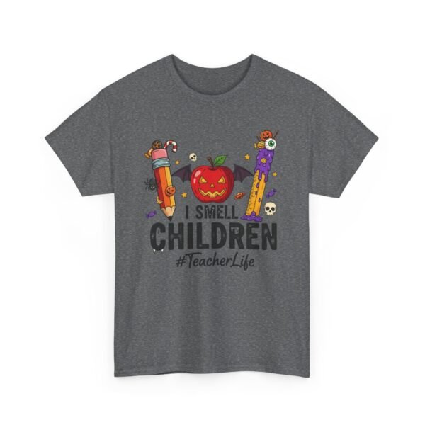 545347129513165725_2048.jpeg Unisex t-shirt from Twisted Angell with the sarcastic phrase “I Smell Children #teacherlife” printed on the front.