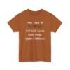 Unisex t-shirt from Twisted Angell with the sarcastic phrase “Most Likely To Tell Kids Santa Only Visits Quiet Children” printed on the front.