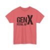 Unisex t-shirt from Twisted Angell with the sarcastic phrase “Gen X Feral AF” printed on the front.