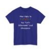 Unisex t-shirt from Twisted Angell with the sarcastic phrase “Most Likely To Say Let's Hibernate And Disappear” printed on the front.