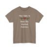 Unisex t-shirt from Twisted Angell with the sarcastic phrase “Most Likely To Burn The Mashed Potatoes” printed on the front.