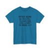 Unisex t-shirt from Twisted Angell with the sarcastic phrase “Office Memo: You Don’t Have to Slurp Your Coffee to Drink It?” printed on the front.