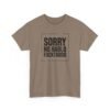 Unisex t-shirt from Twisted Angell with the sarcastic phrase “Sorry No Hablo Fucktardo” printed on the front.