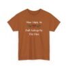 5608245357452515537_2048.jpeg Unisex t-shirt from Twisted Angell with the sarcastic phrase “Most Likely To Fall Asleep By The Fire” printed on the front.