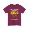 Unisex t-shirt from Twisted Angell with the sarcastic phrase “Let's Eat Kids - Let's Eat, Kids” printed on the front.