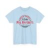5648240599882804900_2048.jpeg Unisex t-shirt from Twisted Angell with the sarcastic phrase “Dear Santa It's My Brother's Fault” printed on the front.