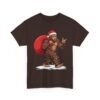 Unisex t-shirt from Twisted Angell with the sarcastic phrase “Holiday Bigfoot” printed on the front.