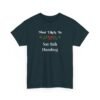 Unisex t-shirt from Twisted Angell with the sarcastic phrase “Most Likely To Say Bah Humbug” printed on the front.