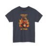 Unisex t-shirt from Twisted Angell with the sarcastic phrase “Coolest Turkey in Town” printed on the front.