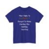 5699700369735599304_2048.jpeg Unisex t-shirt from Twisted Angell with the sarcastic phrase “Most Likely To Forget To Mute During The Holiday Meeting” printed on the front.