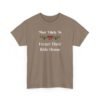 Unisex t-shirt from Twisted Angell with the sarcastic phrase “Most Likely To Forget Their Ride Home” printed on the front.