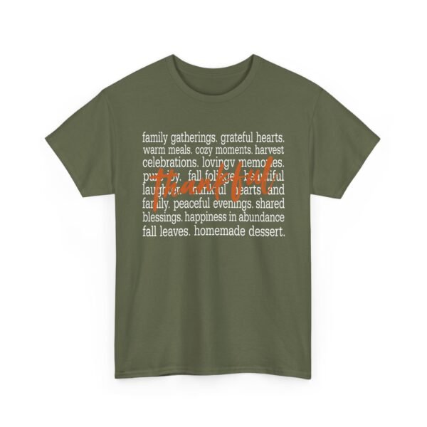 Unisex t-shirt from Twisted Angell with the sarcastic phrase “Thankful Hearts” printed on the front.