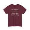 Unisex t-shirt from Twisted Angell with the sarcastic phrase “Most Likely To Forget Their Own Stocking” printed on the front.