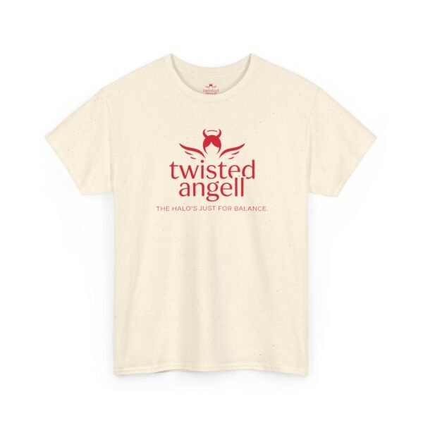 5746229360904548751_2048.jpeg Unisex t-shirt from Twisted Angell with the sarcastic phrase “Twisted Angell - Crimson” printed on the front.