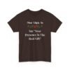 5749433316975861167_2048.jpeg Unisex t-shirt from Twisted Angell with the sarcastic phrase “Most Likely To Say Your Presence Is The Real Gift” printed on the front.