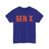 Unisex t-shirt from Twisted Angell with the sarcastic phrase “Gen X in Orange” printed on the front.