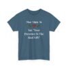 6109061570843151093_2048.jpeg Unisex t-shirt from Twisted Angell with the sarcastic phrase “Most Likely To Say Your Presence Is The Real Gift” printed on the front.