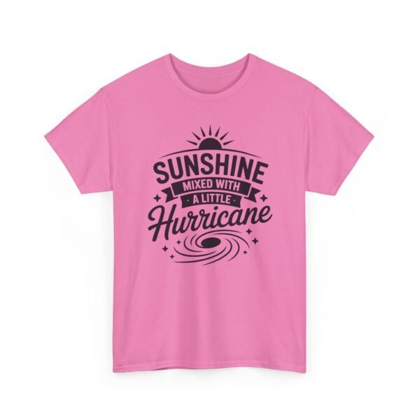 6241567564939171436_2048-1.jpeg Unisex t-shirt from Twisted Angell with the sarcastic phrase “Sunshine Mixed with a Little Hurricane” printed on the front.