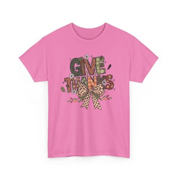 Unisex t-shirt from Twisted Angell with the sarcastic phrase “Give Thanks” printed on the front.