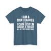Unisex t-shirt from Twisted Angell with the sarcastic phrase “I Am A Multitasker, I Can Listen, Ignore & Forget All At The Same Time” printed on the front.