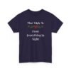 Unisex t-shirt from Twisted Angell with the sarcastic phrase “Most Likely to Frost Everything in Sight” printed on the front.