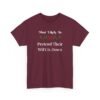 Unisex t-shirt from Twisted Angell with the sarcastic phrase “Most Likely To Pretend Their WiFi Is Down” printed on the front.