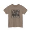 Unisex t-shirt from Twisted Angell with the sarcastic phrase “I Don't Know I Just Work Here” printed on the front.