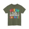 6605822141607500060_2048.jpeg Unisex t-shirt from Twisted Angell with the sarcastic phrase “Fresh Outta Schedule Changes” printed on the front.