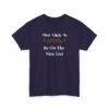 Unisex t-shirt from Twisted Angell with the sarcastic phrase “Most Likely To Be On The Nice List” printed on the front.