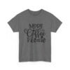 6757358846847389597_2048.jpeg Unisex t-shirt from Twisted Angell with the sarcastic phrase “More Coffee Please” printed on the front.