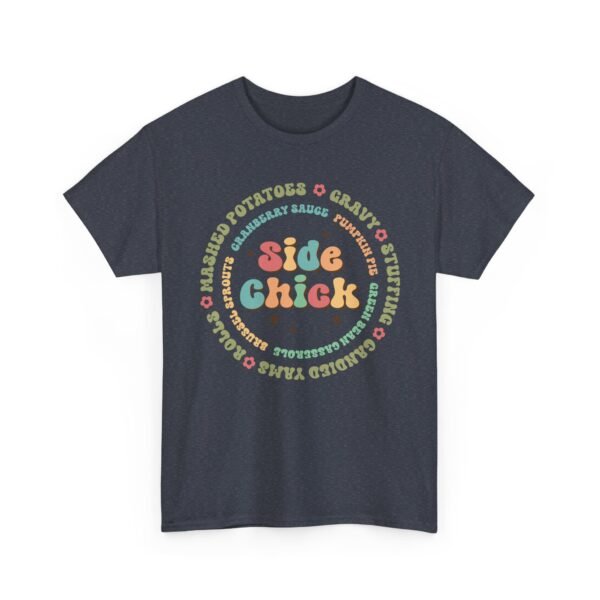Unisex t-shirt from Twisted Angell with the sarcastic phrase “Side Chick” printed on the front.