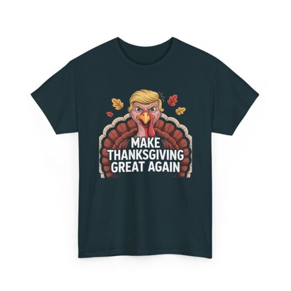 6801924527089903090_2048-1.jpeg Unisex t-shirt from Twisted Angell with the sarcastic phrase “Make Thanksgiving Great Again” printed on the front.