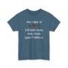 Unisex t-shirt from Twisted Angell with the sarcastic phrase “Most Likely To Tell Kids Santa Only Visits Quiet Children” printed on the front.