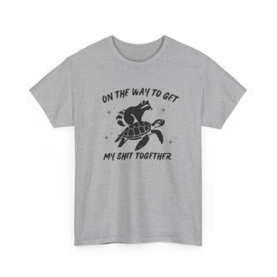 6884304410179923401_2048-2.jpeg Unisex t-shirt from Twisted Angell with the sarcastic phrase “On My Way To Get My Shit Together” printed on the front.