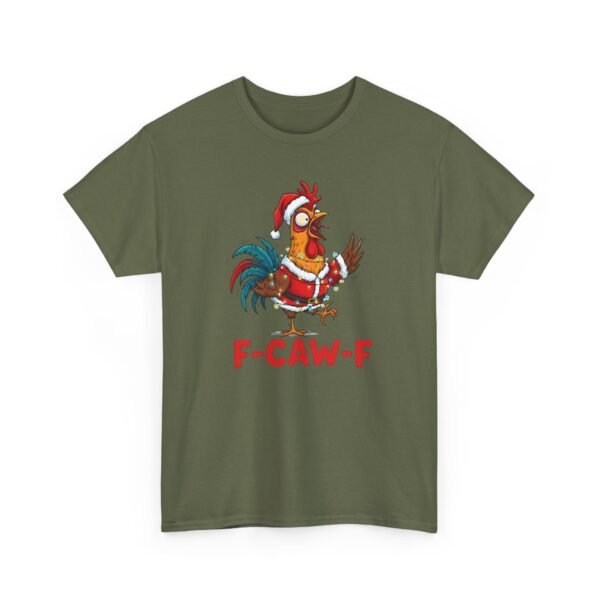 6975648617069631502_2048.jpeg Unisex t-shirt from Twisted Angell with the sarcastic phrase “F-caw-F Christmas” printed on the front.