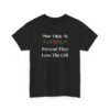7071840638473695709_2048-1.jpeg Unisex t-shirt from Twisted Angell with the sarcastic phrase “Most Likely To Pretend They Love The Gift” printed on the front.