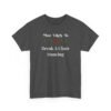 Unisex t-shirt from Twisted Angell with the sarcastic phrase “Most Likely To Break A Chair Dancing” printed on the front.