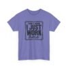 Unisex t-shirt from Twisted Angell with the sarcastic phrase “I Don't Know I Just Work Here” printed on the front.