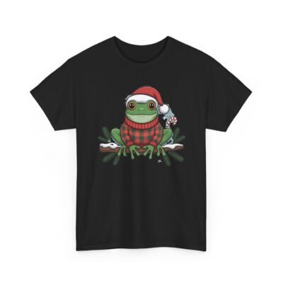 7084950751670551564_2048-1.jpeg Unisex t-shirt from Twisted Angell with the sarcastic phrase “Festive Frog” printed on the front.