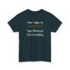 Unisex t-shirt from Twisted Angell with the sarcastic phrase “Most Likely to Nap Through The Caroling” printed on the front.
