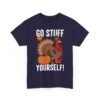 Unisex t-shirt from Twisted Angell with the sarcastic phrase “Go Stuff Yourself” printed on the front.