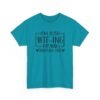 Unisex t-shirt from Twisted Angell with the sarcastic phrase “I'm Just WTF-ing My Way Through Life” printed on the front.