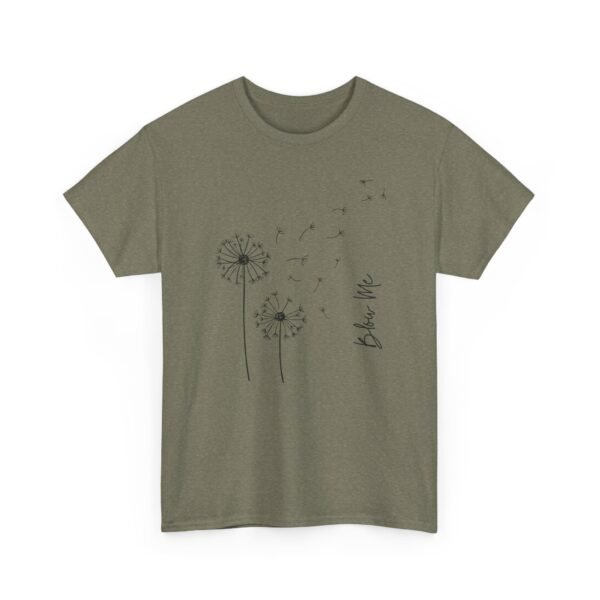 7424911485833978235_2048-1.jpeg Unisex t-shirt from Twisted Angell with the sarcastic phrase “Blow Me' Dandelion” printed on the front.