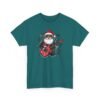 Unisex t-shirt from Twisted Angell with the sarcastic phrase “Rockin' Santa Playing Guitar” printed on the front.