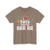 Unisex t-shirt from Twisted Angell with the sarcastic phrase “I Love Toys That Go Brrrr” printed on the front.