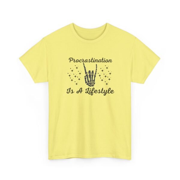 7459118088273987650_2048-1.jpeg Unisex t-shirt from Twisted Angell with the sarcastic phrase “Procrastination Is A Lifestyle” printed on the front.
