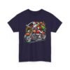 Unisex t-shirt from Twisted Angell with the sarcastic phrase “Santa on a Motorcycle” printed on the front.