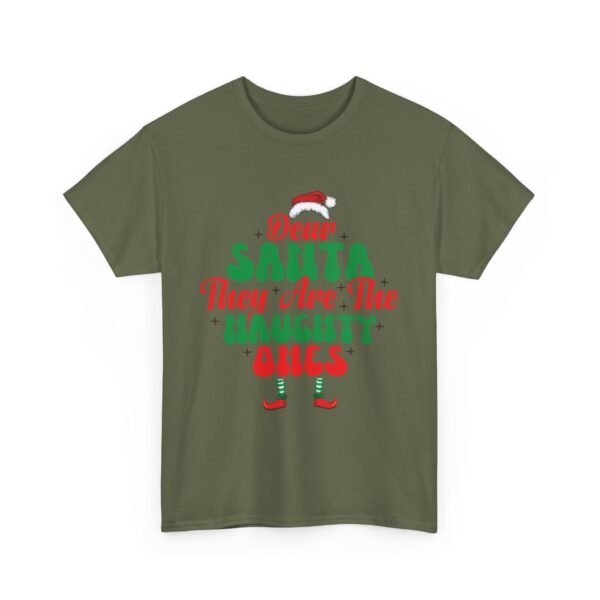 Unisex t-shirt from Twisted Angell with the sarcastic phrase “Dear Santa, They Are The Naughty Ones” printed on the front.