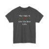 Unisex t-shirt from Twisted Angell with the sarcastic phrase “Most Likely To Give The Best Gifts” printed on the front.