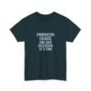 Unisex t-shirt from Twisted Angell with the sarcastic phrase “Embracing Chaos. One Bad Decision At A Time” printed on the front.